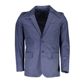 Gant Blue Cotton Men Jacket